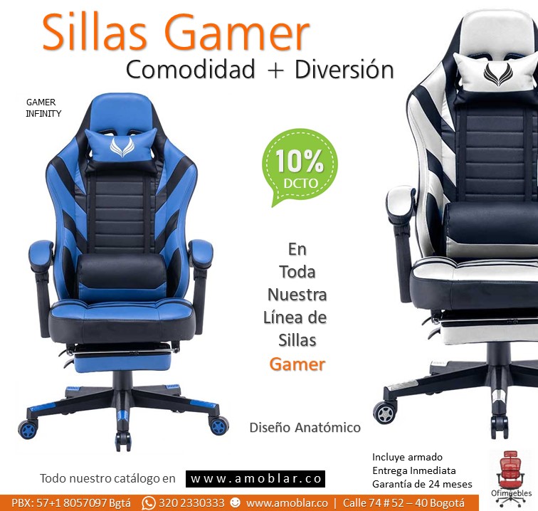 sillas gamer